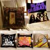 B-black S-sabbath Pillow Case Anti-dustmite Invisible Zipper Sofa Bed