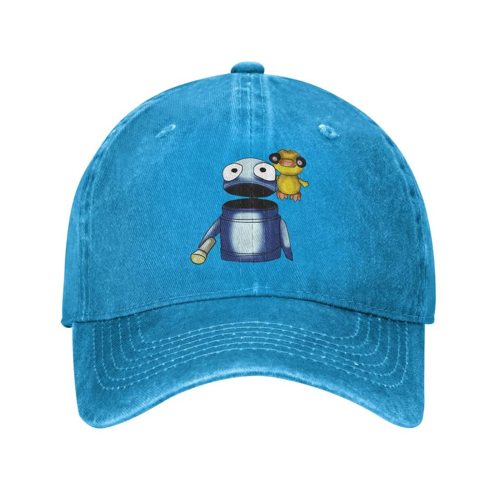 R.E.P.O. Robot Horror Games  Casual Baseball Cap For Couple Women Spring  Outdoor Sport Hip Hop Hats  Sunscreen Baseball Caps