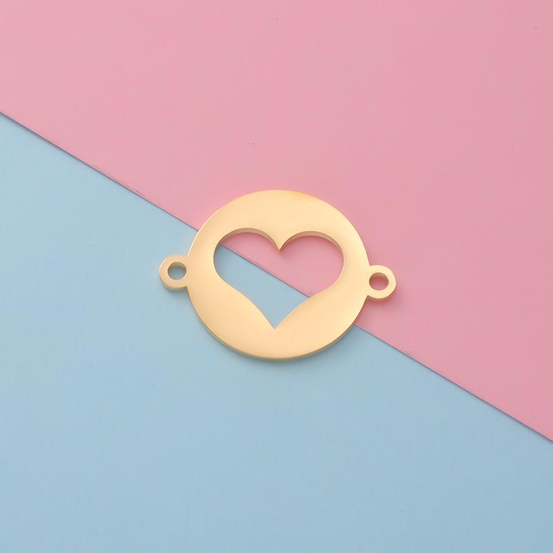 

Подвеска в форме сердца из нержавеющей стали для браслетов и ожерелий