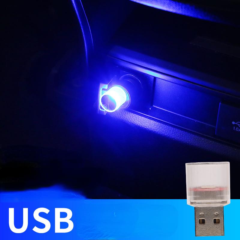 1 шт., красочный ритмичный свет, красочный USB светодиодный интерьер автомобиля, атмосферное освещение, романтическое неоновое окружающее освещение
