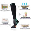 1Pair Compression Socks Non-slip Calf Support Brace All-Season Use Women for Sports Knee High for Running Cycling Football
