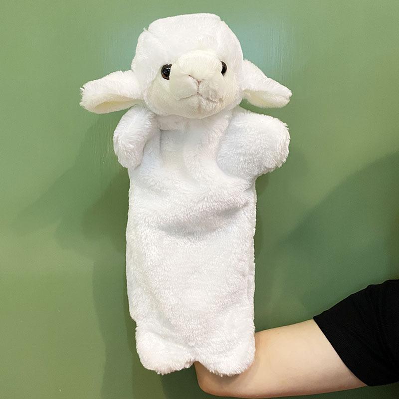 Interactive Cat Hand Puppet Animal Hand Puppet Cat Wrestling Gloves Childs Early Education Learning Hand Marionetes Pet Supplies