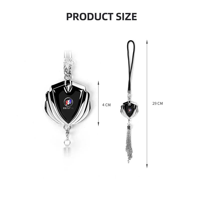 Car Pendant Metal Badge Rearview Mirror Hanging Ornament Decoration Accessory For Buick Century Excelle XT Envision Excelle GT
