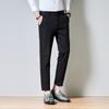 Men's Nine-Point Casual Pants, Slim Fit Tapered Korean Style Trendy Spring and Autumn New Dress Pants for Men 71856