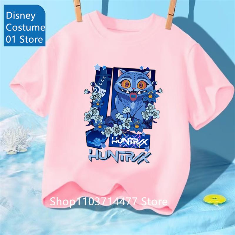 Hip Hop Kpop Lovci démonů Tričko kluk holky Vtipné Rumi Zoey Mira Trička Kreslené Korejské Ulzzang Dospívající Děti Crewneck Trička