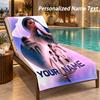 Custom Text Jude Bellingham Print Beach Towel Large Towel For Home Bathroom Beach