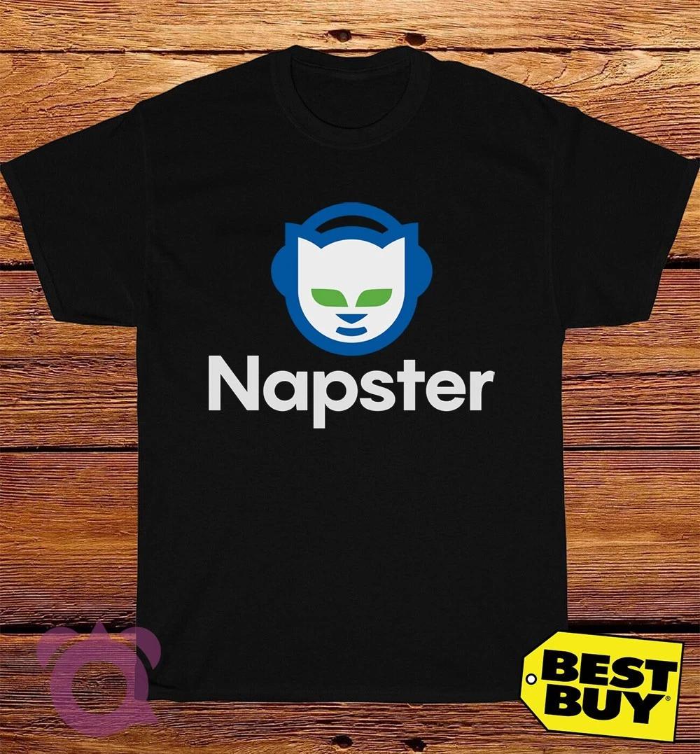 New Napster The Music Service Logo Men s Funny T-Shirt Size S to 5XL XL