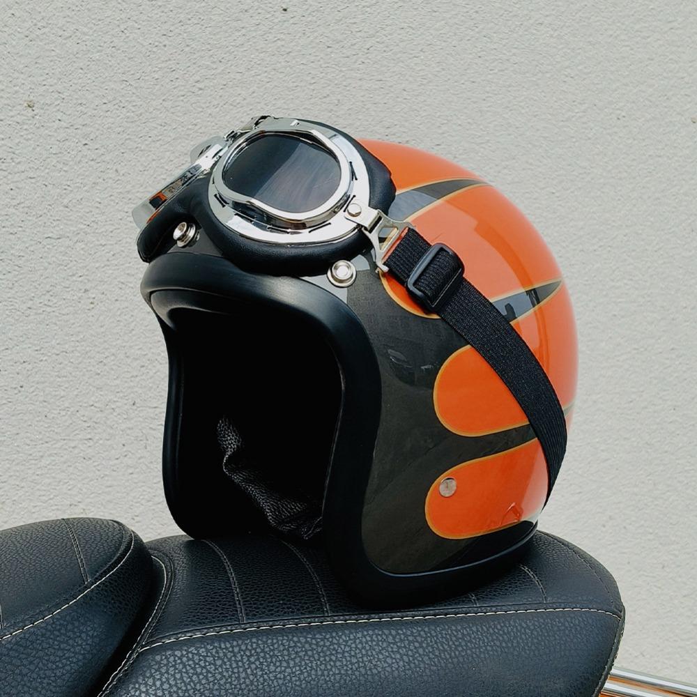 Helmet Half Helmet Retro Helmet Fiberglass Motorcycle Helmet