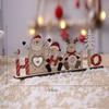 Wooden Christmas Decorations The Xmas Elderly Tabletop Decoration Home Gift