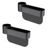 Car Seat Crevice Storage Box Auto Console Side Seat Gap Catcher Filler Storage Box Pocket Organizer Holder Water Cup Bottle Holder Car Storage Tools