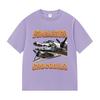 Bombardino Crocodile Funny Meme Plane Bomber print TShirt Men fashion O-Neck short sleeve t shirt Unisex summer pure cotton Tees