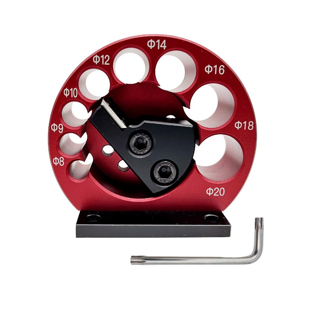 8 Loch Dübelherstellungslehre Einstellbar Elektrische Bohrmaschine Holz Dübelschneider Rundstab Hilfsdrehwerkzeug