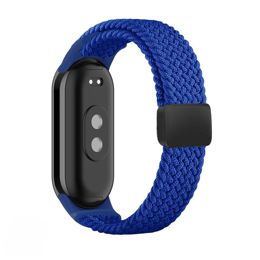 Braided Nylon WatchBand Strap For Xiaomi Mi Band 10 Smart Wristband Braided Elastic Weave Bracelet Miband 8 9 Watchstrap