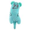 Interactive Cats Plush Toy for Indoor Entertainment Crinkle Sound Cats Teasing Cartoon Mice for Pet Teething Relief 6pcs
