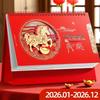 2026 Chinese Red Horse Year Festive Calendar: Hollowed-Out Design, Corporate Gift