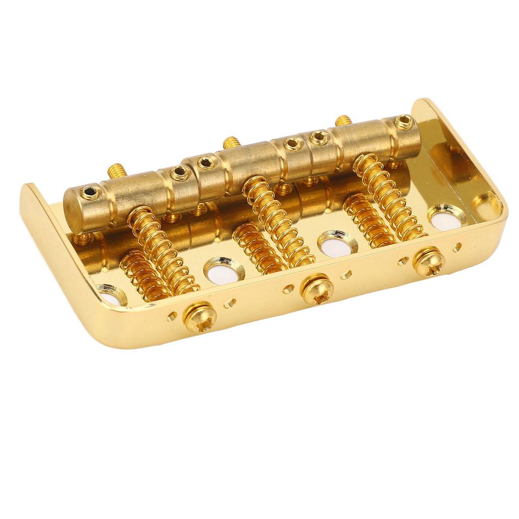 Electric Guitar Short Bridge Vintage Brass Compensated 3 Saddles for Tele Guitars