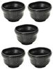Hayashikinnosuke Shoten Kinnosuke Mino Ware Sake Set of Oil Droplet Porcelain Sake Cups (Hayashi Store) Cups, 5, Pattern, 396-33-41E(5)