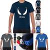Stilvolles Comic Venom Spider-man Herren Kurzarm Rundhals T-Shirt für Freizeitkleidung