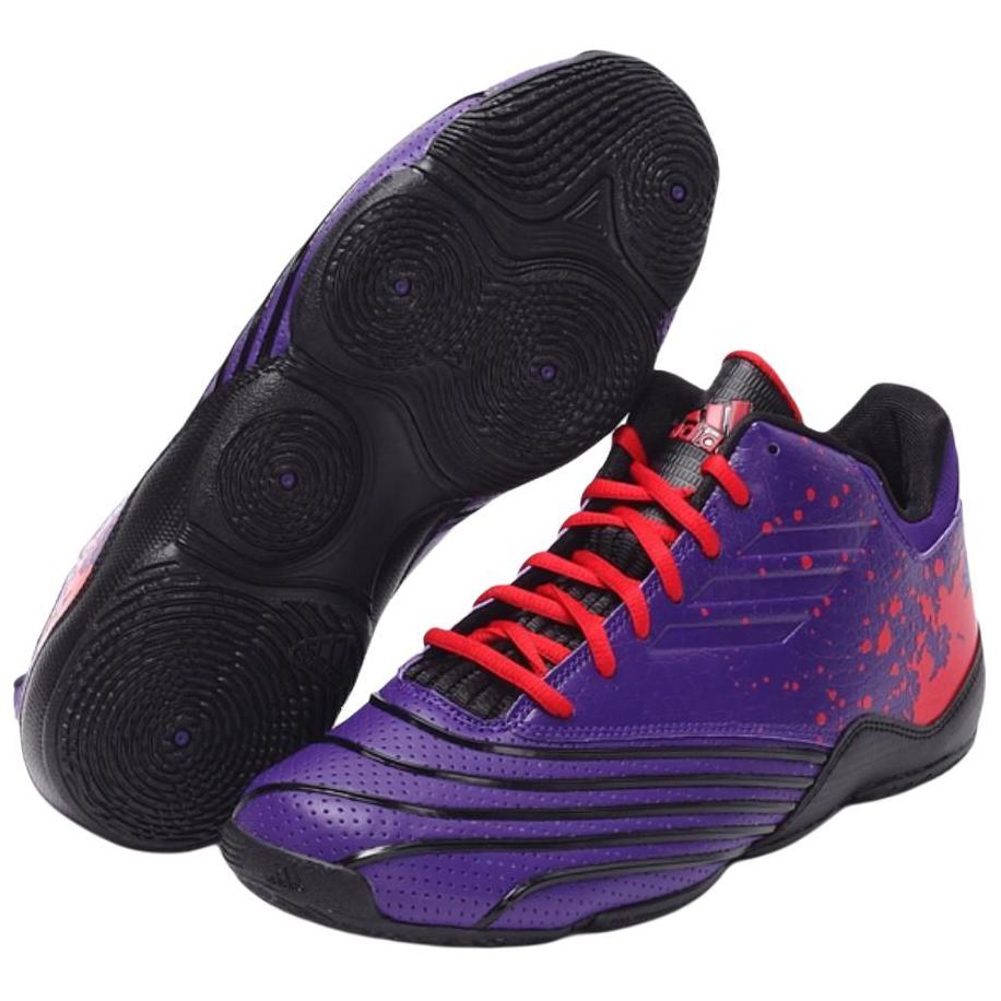 Adidas Return Of The Mac Fashion Comfortable Slip Resistant Durable Low Top Basketball Shoes Men Sneakers Emperor-Purple AQ8246