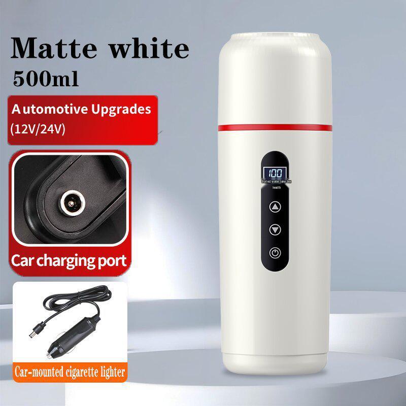 Universal 12V/24V Portable Multi-Functional Electric Heated Car Water Cup