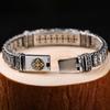Rotating King Kong Demon Slayer for Men, Mighty and Trendy Retro Six Character Mantra Twister Bracelet