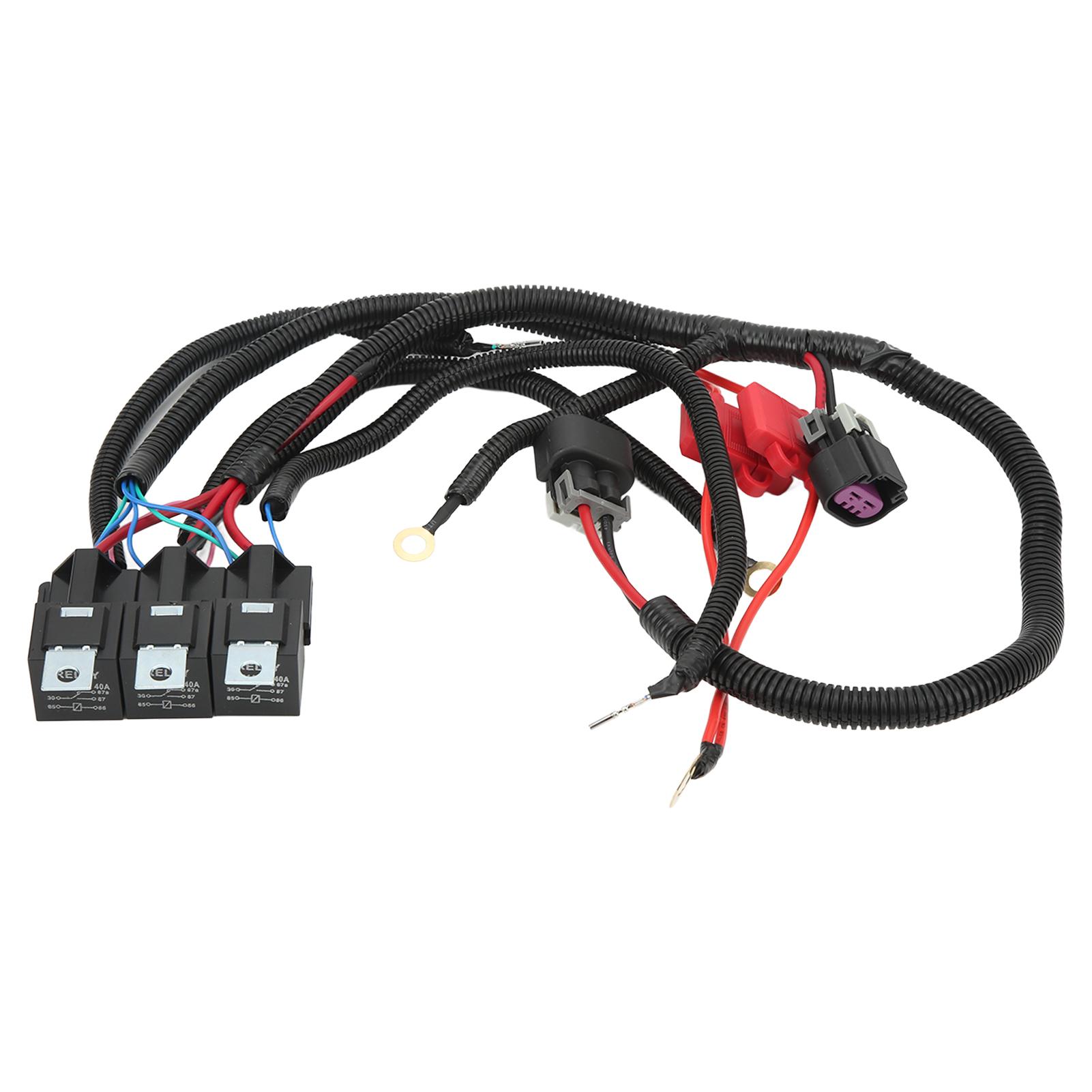 

Модернизация жгута проводов управления двойным электрическим вентилятором ЭБУ, стабильная работа для внедорожника 1996 года выпуска2006