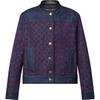 Flocked Monogram Denim Jacket 1ABSRR
