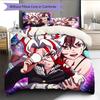 Momo  Pattern Bedding Quilt Set  Home Decoration  Gift (1 * duvet cover + 2 * pillowcase  without core)