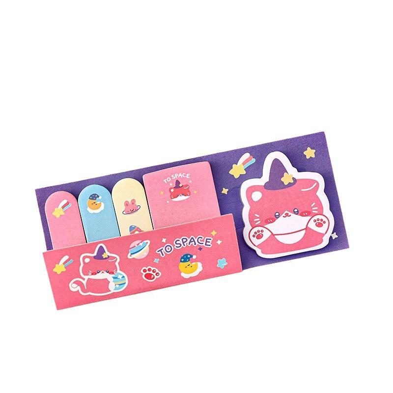 Lovely Cartoon Combination Sticky Note Index Sticker Ins Creative Message N Times Student Small Gifts Cute Handbook Kawai Paper