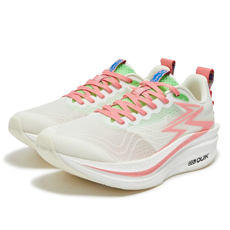 361 Flame 4 MIX Jacquard Low top Carbon Plate Casual Training Long Distance Running Sprint Racing Running Shoes Unisex 672512253-4