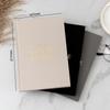 Custom A5 Hardcover Self-Care Journal Personal Reflection Daily Planner Notebook Stationery Use with Fabric Cover