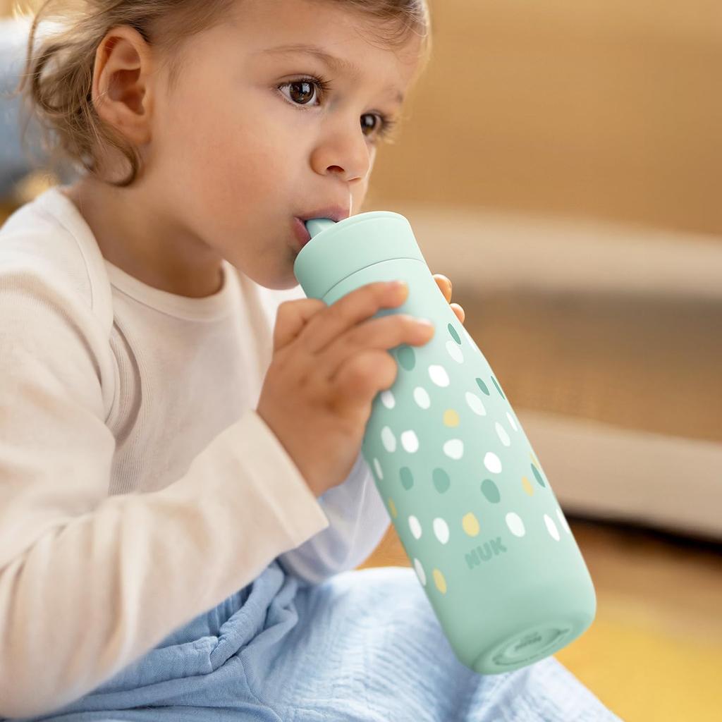 NUK Spout & Straw Tumbler, 450ml, Mint (FDNK10225326)