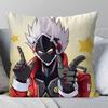 Billy Kid Anime ZZenless Zone Zero Pillow Case Fashion Square Pillowcase Bedroom Sofa Room Ins Decoration Leisure