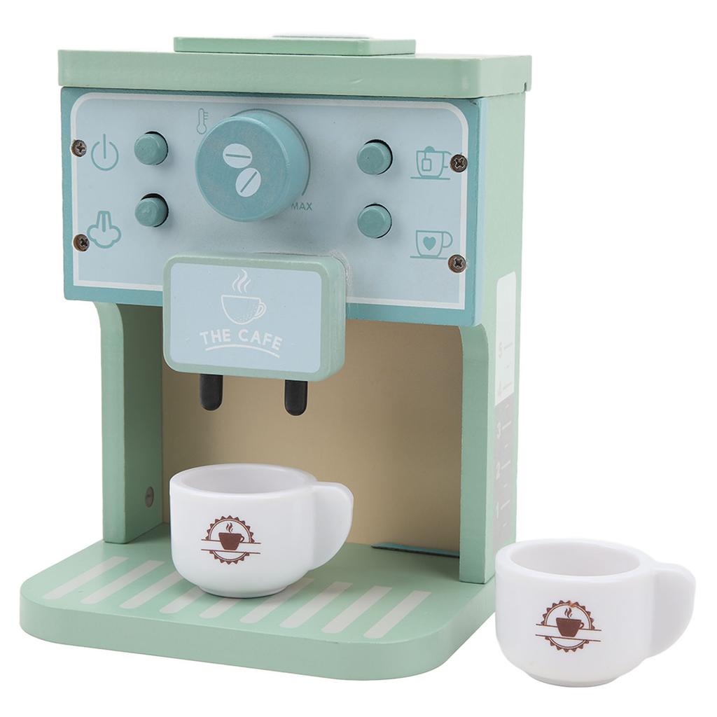 Coffee Maker Toy Fun Early Education Simulation Milk Cups Round Sheets Coffee Machine Toys for Boys