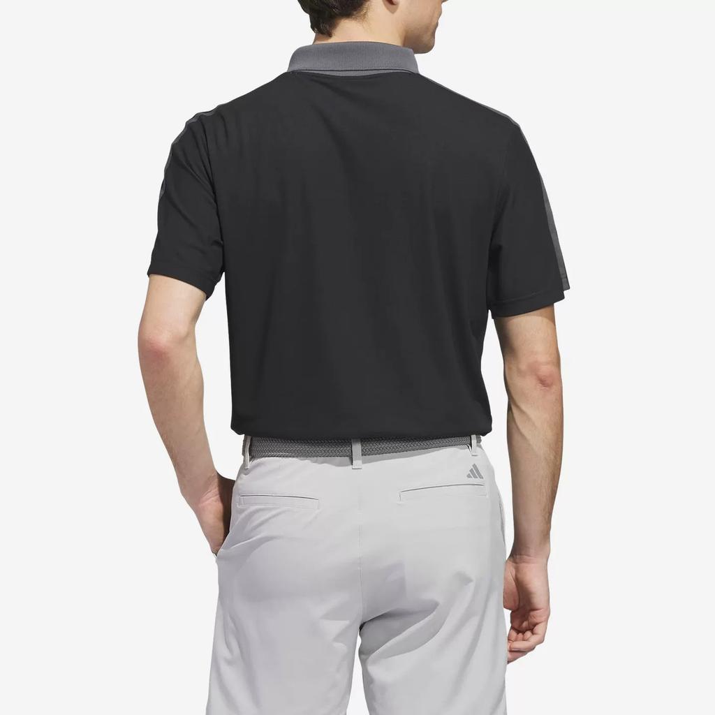 Men's Adidas Golf Clothing Men's Black Polo Collar