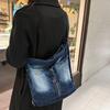 Vintage Denim Shoulder Bag Women's Multi-functional Backpack