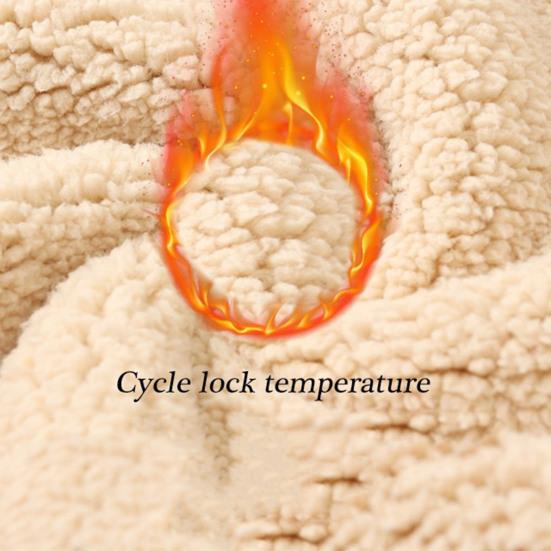 Hanorac Bărbați Palton Culoare Solidă cu Glugă Îngroșat Pluș Jachetă de Iarnă pentru Purtare Zilnică