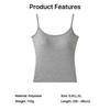 Women's Slim Fit Camisole Tank Top, Basic Sleeveless Cami, Casual Stretchy Vest for Daily Wear