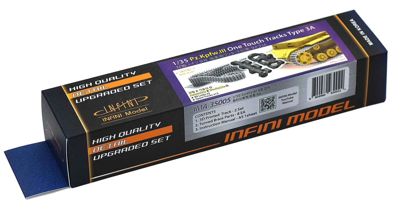 

Infini Model German Panzer III Type 3A Track Plastic Model Parts IMA35005 1/35 (3D Print)