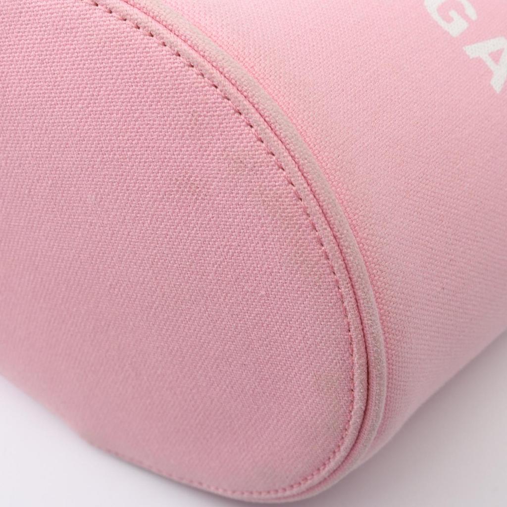 Used BALENCIAGA Wave XS 2WAY Handbag canvas Pink Used Women