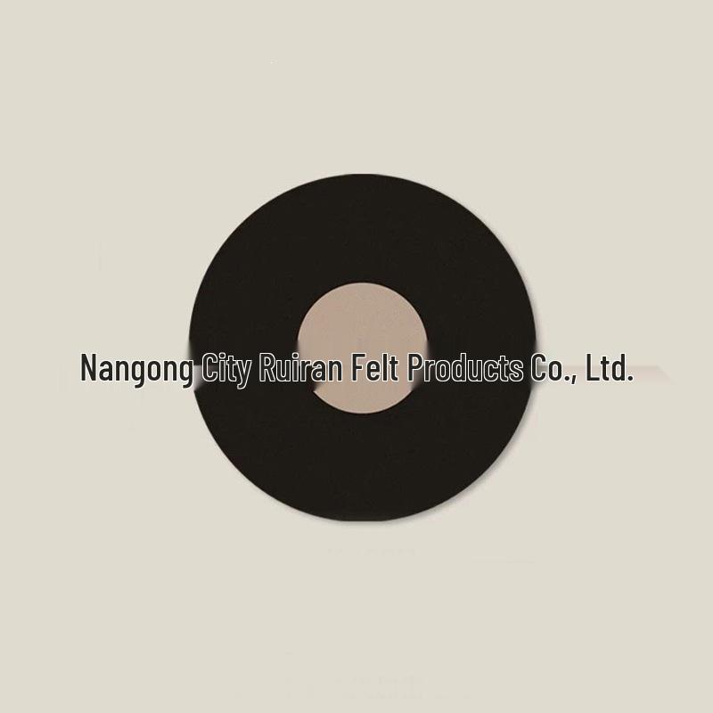 Creative Retro Vinyl Record Felt Board: High-End Wall Sticker & Photo Background for Living Room