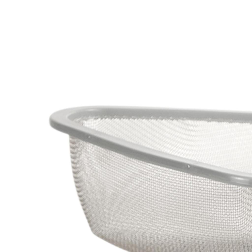 Küchenspülbecken Siebkorb Ecke Abtropfgestell Praktischer Abfluss für Restaurant Bar