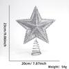 Pentagram Cutout 3D Star Christmas Tree Topper Ornament