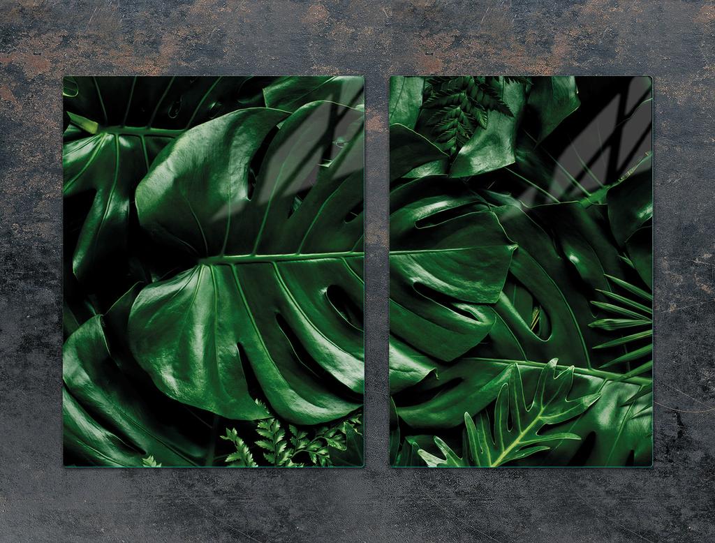SZKLANA PŁYTA OCHRONNA NA KUCHENKĘ 75x52 MONSTERA