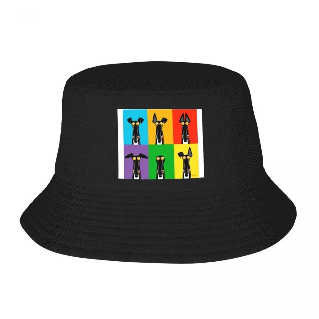 Greyhound Semaphore Bucket Hat Panama Hat Children Bob Hats Outdoor FisherUnisex Hats Summer Beach Fishing Unisex Caps