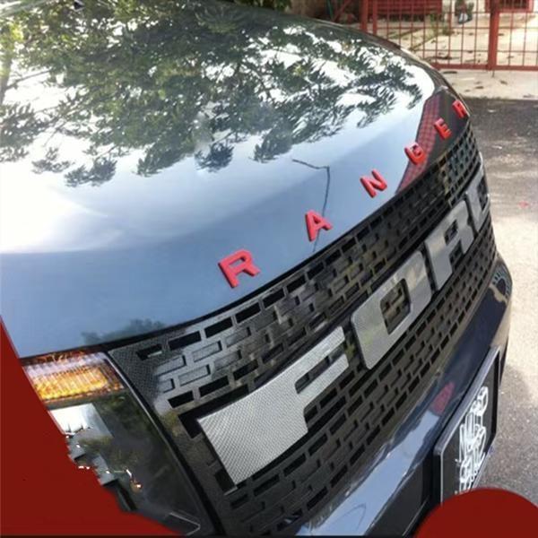 Nálepka s 3D emblémem RANGER s horním logem pro grily Ford Ranger