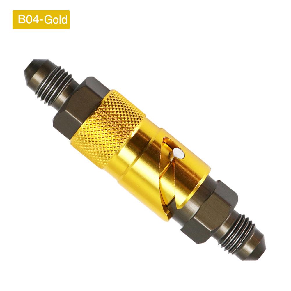 

Alconstar- Aluminum AN-3 AN3 Motorcycle Brake Line Hose Fluid Quick Release Connect Fitting Adapter Kit for Honda for Yamaha B04
