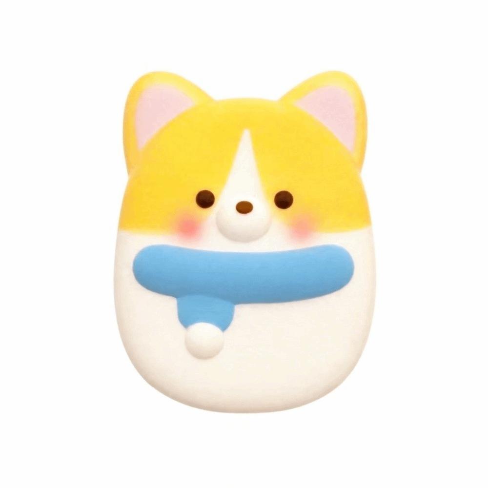 Slow Rebound Squeeze Toys PU Fidget Toy Sensory Toy Cartoon Dog Squishy Toy Gift Giving