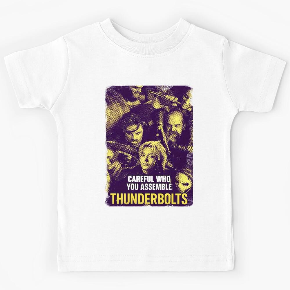 Thunderbolts Halftone Poster Art For Fans, Gift For Men, For Women, For Teenagers Kids T-Shirt 150