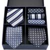 Men'S Formal Tie Bow Tie Pocket Towel 7-Piece Suit High-End Suit Small Square Scarf Retro Pattern Groom Wedding